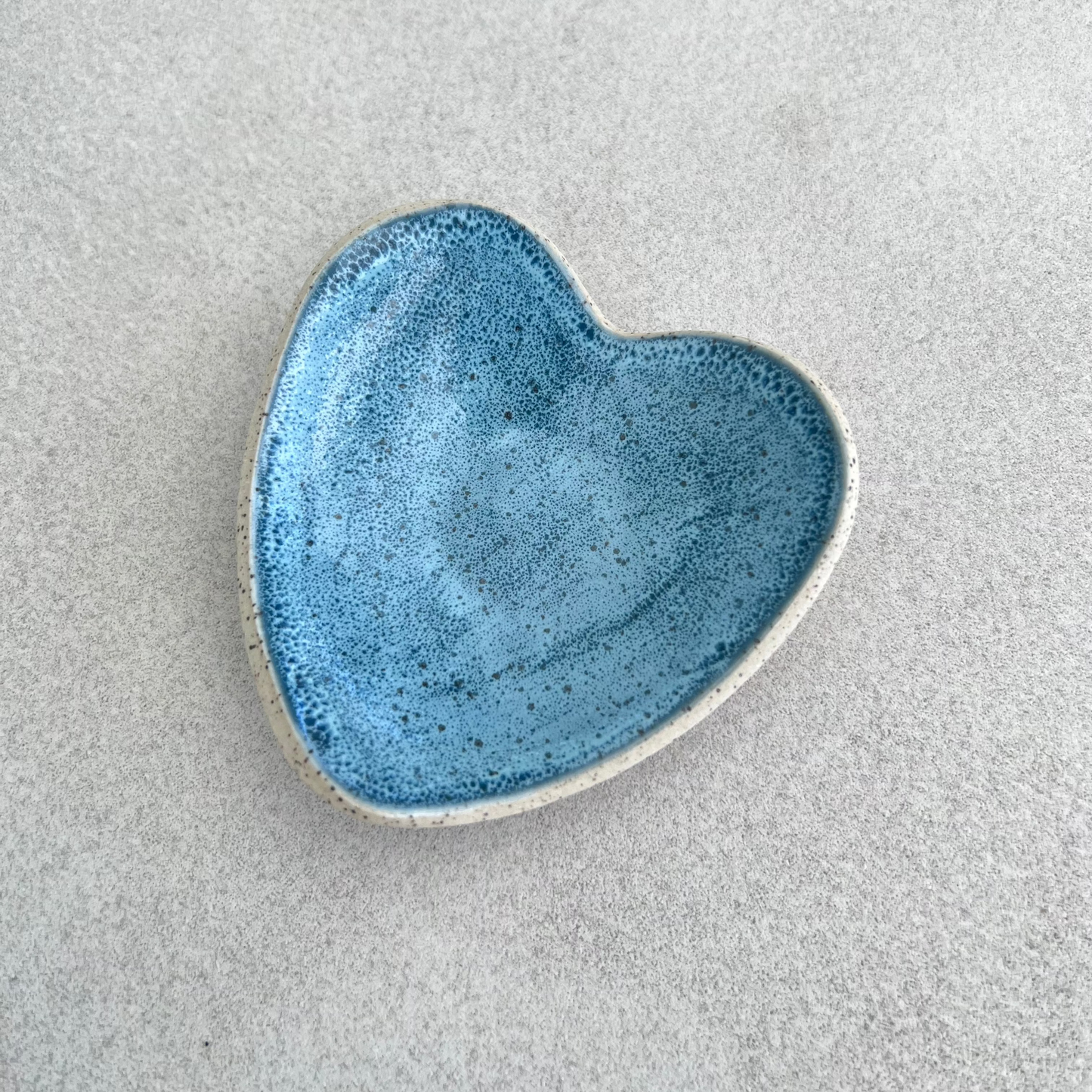 ceramic heart-shaped dish
