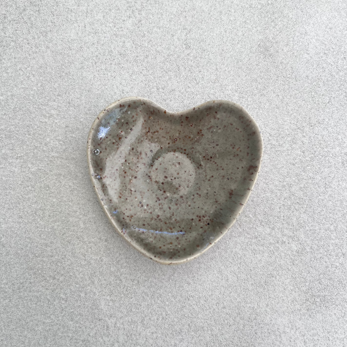 ceramic heart-shaped dish