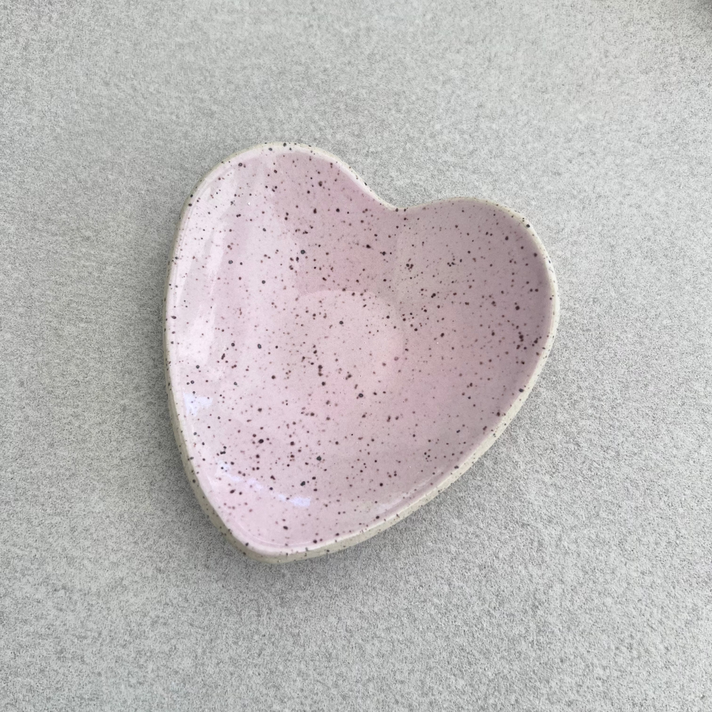 ceramic heart-shaped dish