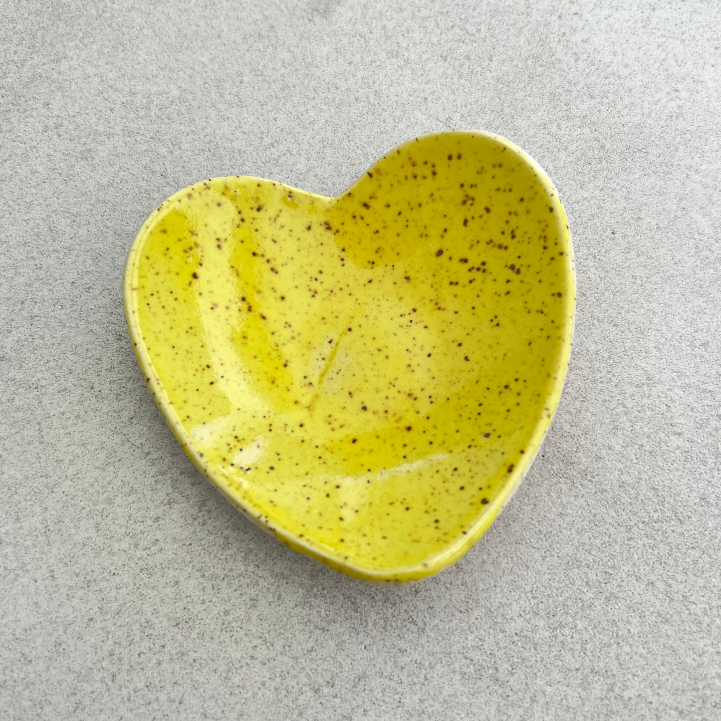 ceramic heart-shaped dish