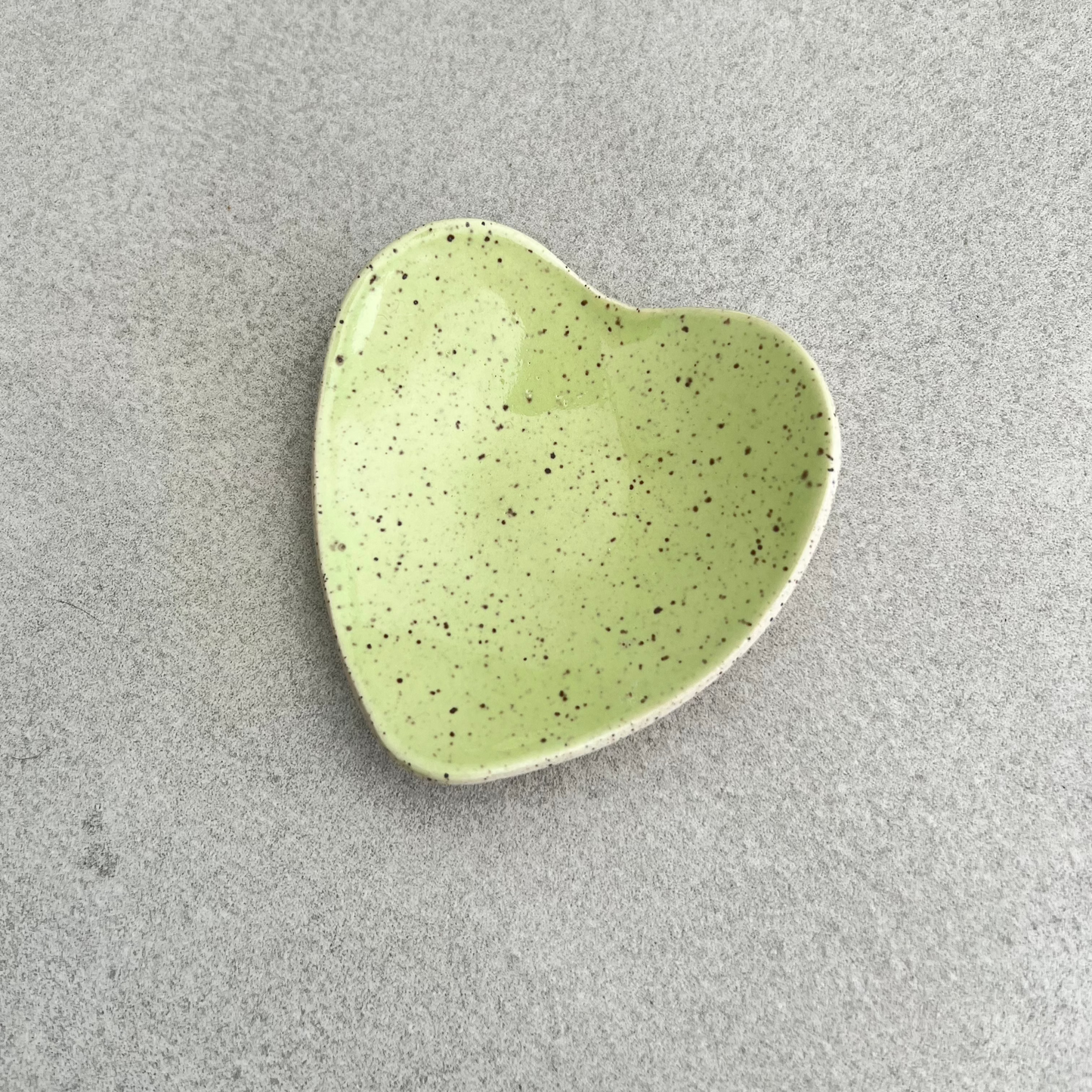 ceramic heart-shaped dish