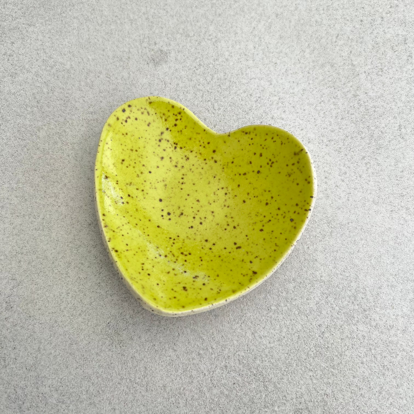 ceramic heart-shaped dish