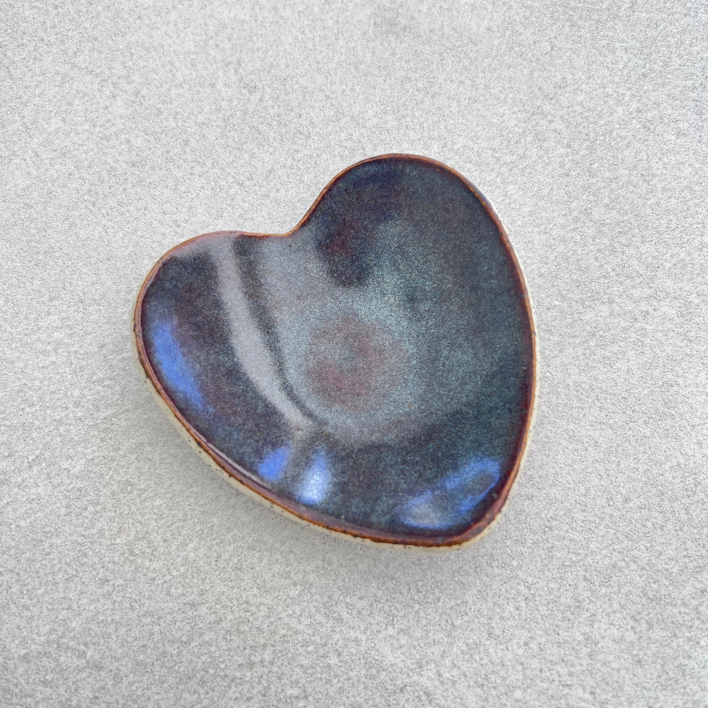 ceramic heart-shaped dish