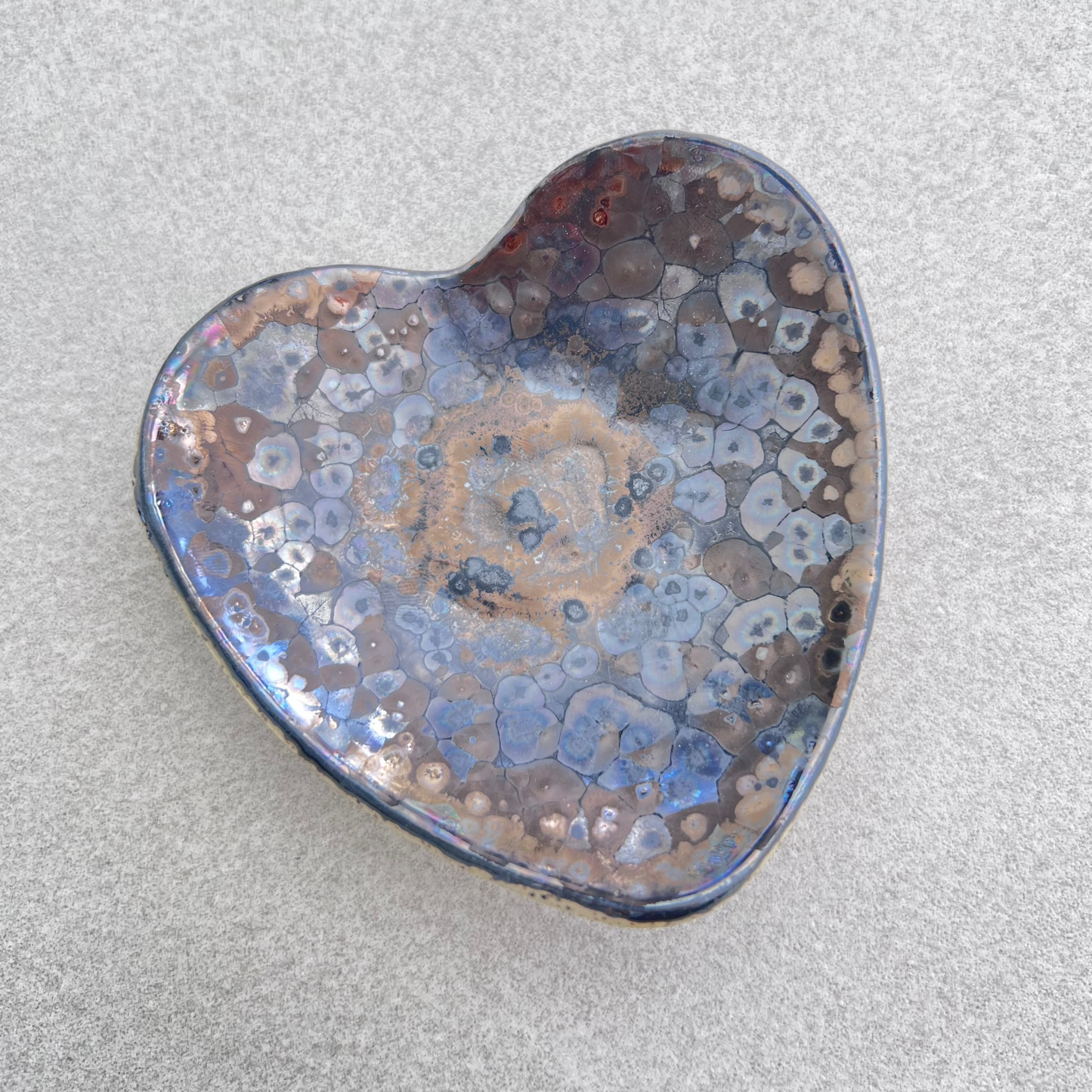 ceramic heart-shaped dish