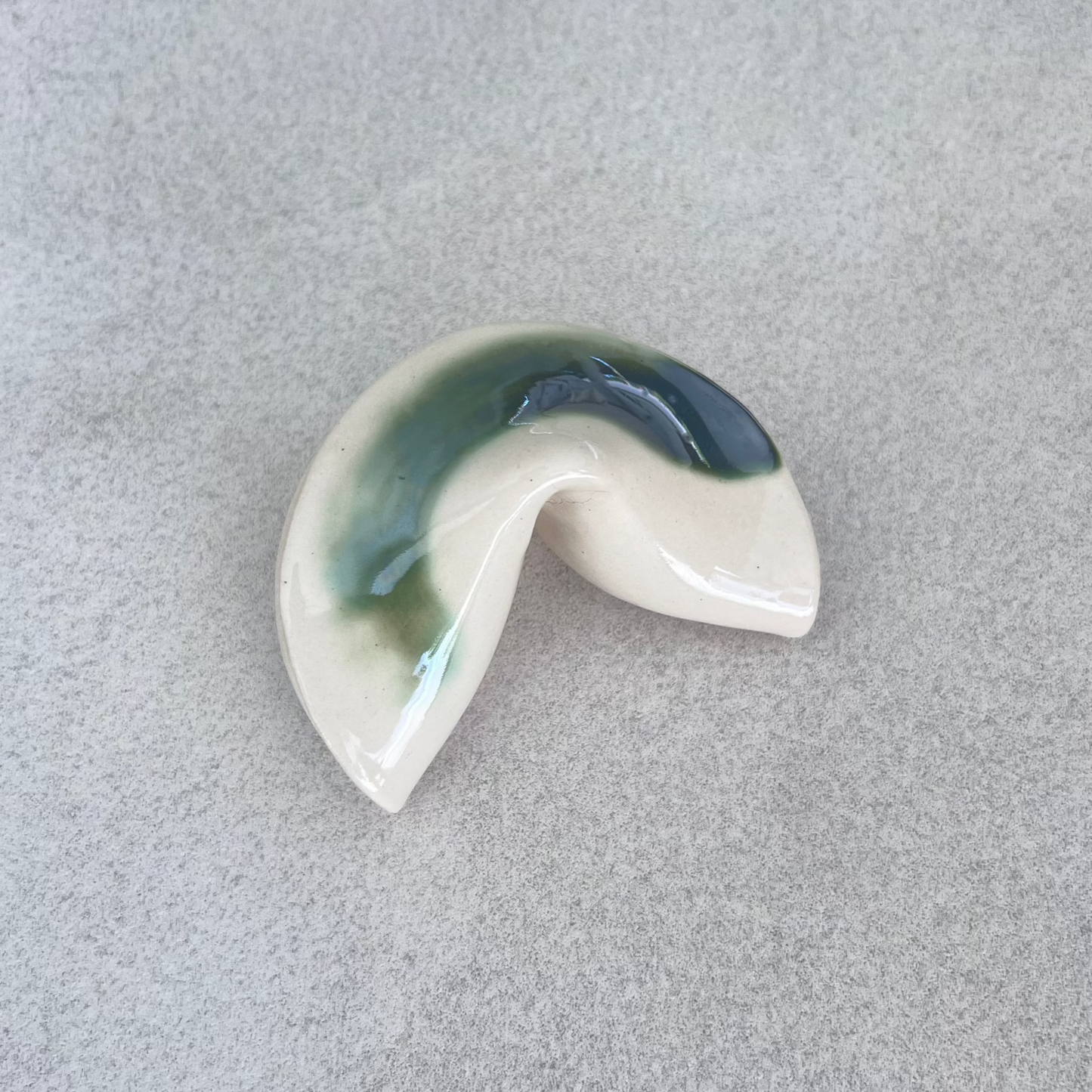 ceramic fortune cookie