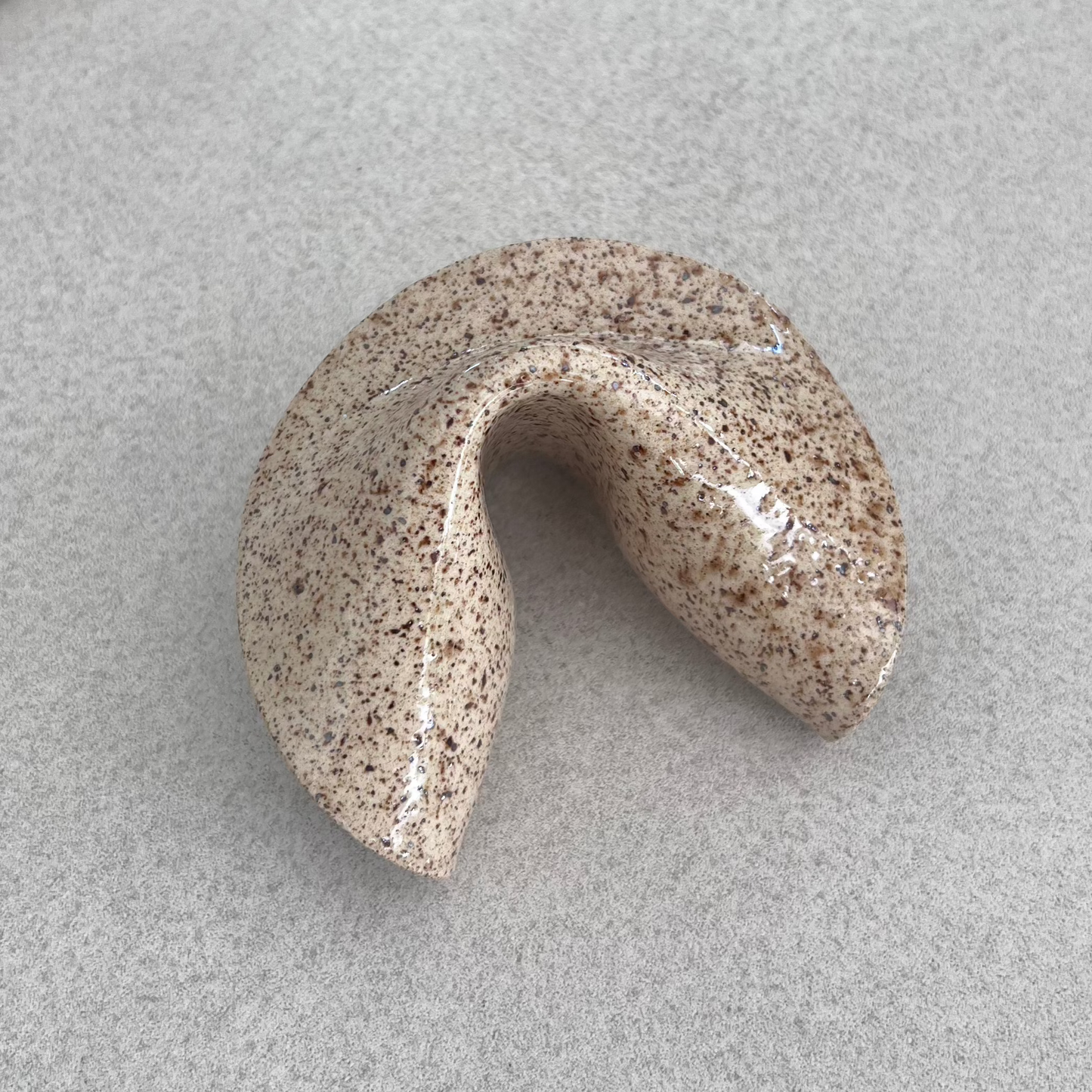 ceramic fortune cookie