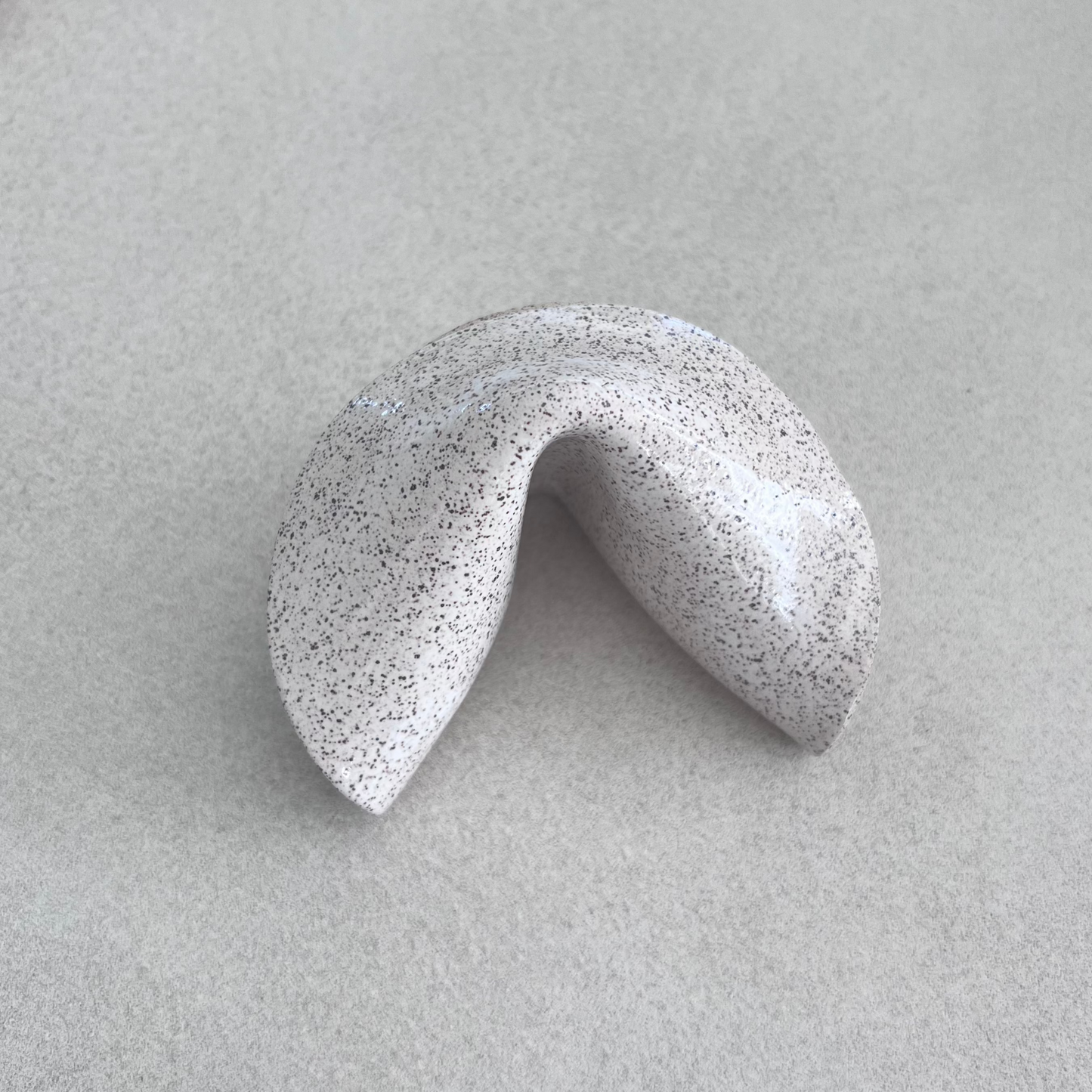 ceramic fortune cookie
