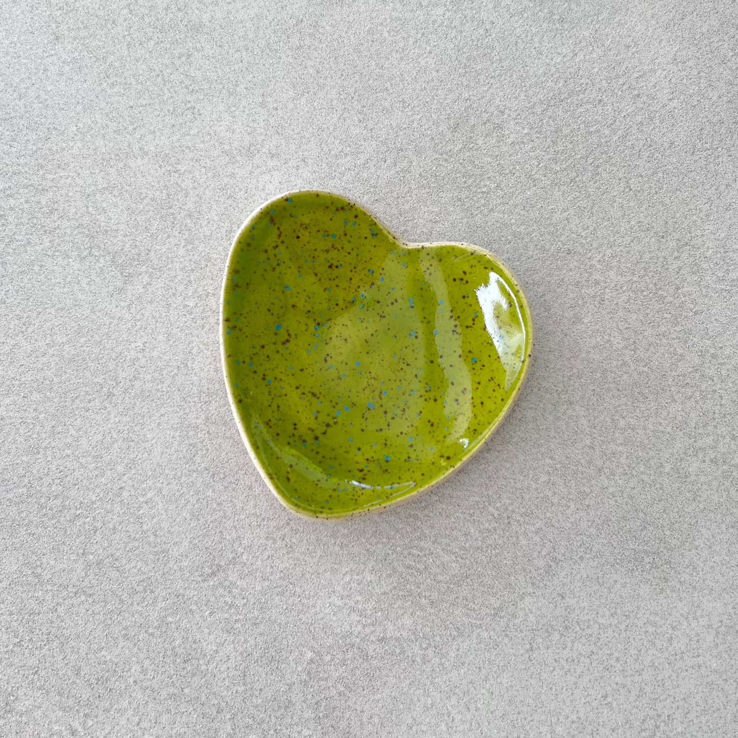 ceramic heart-shaped dish