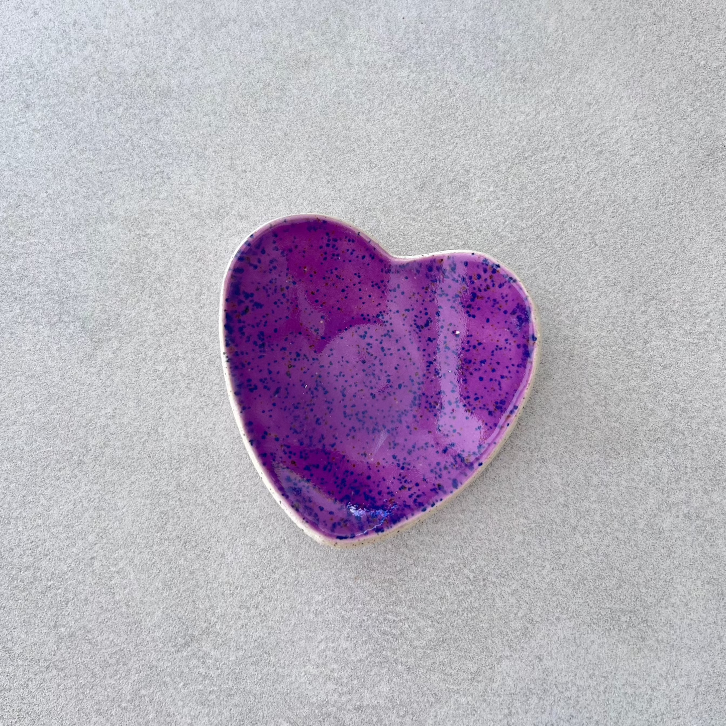 ceramic heart-shaped dish