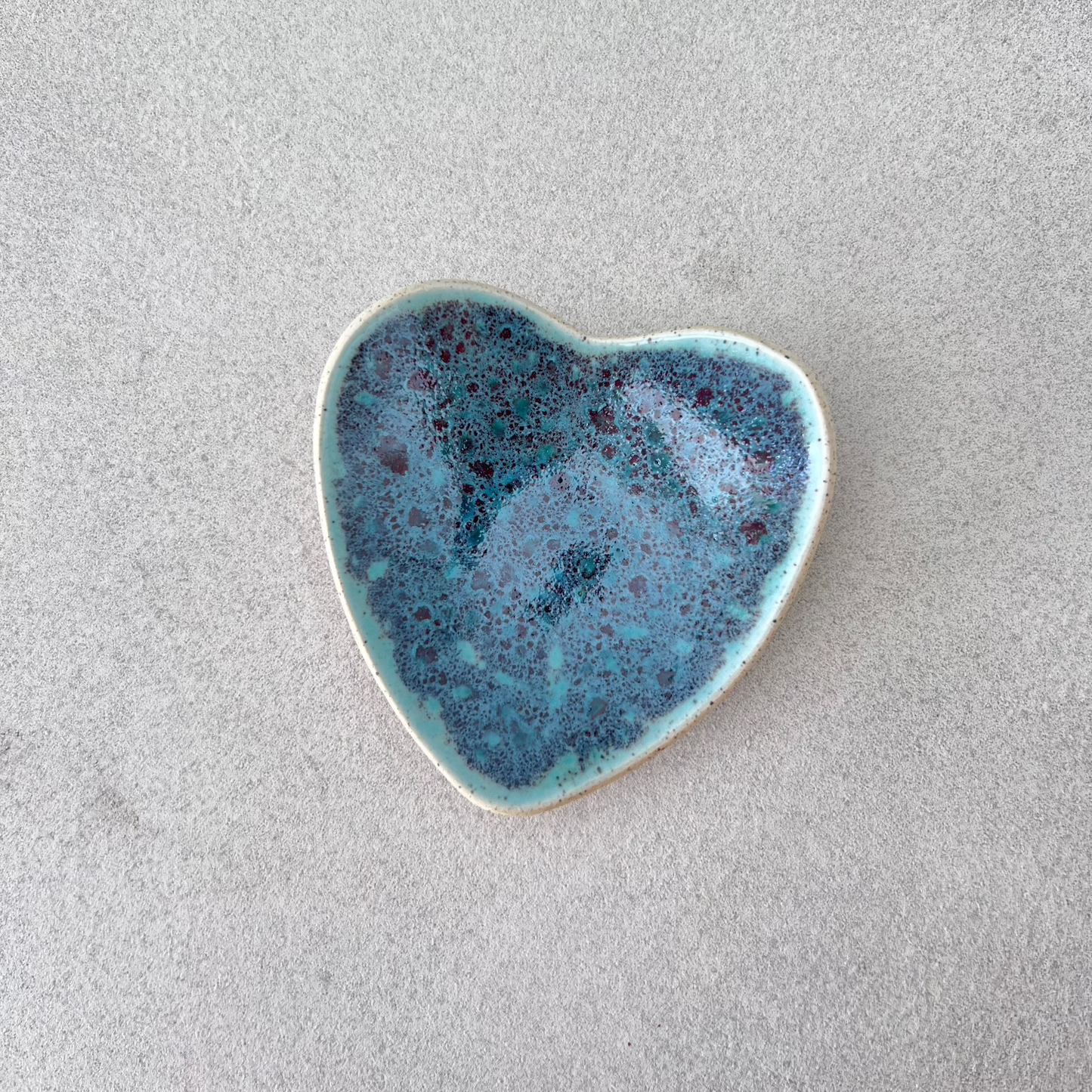 ceramic heart-shaped dish