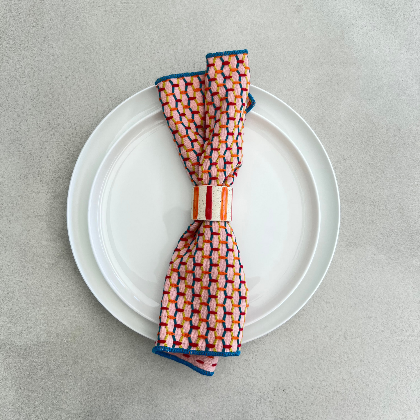 ceramic napkin ring