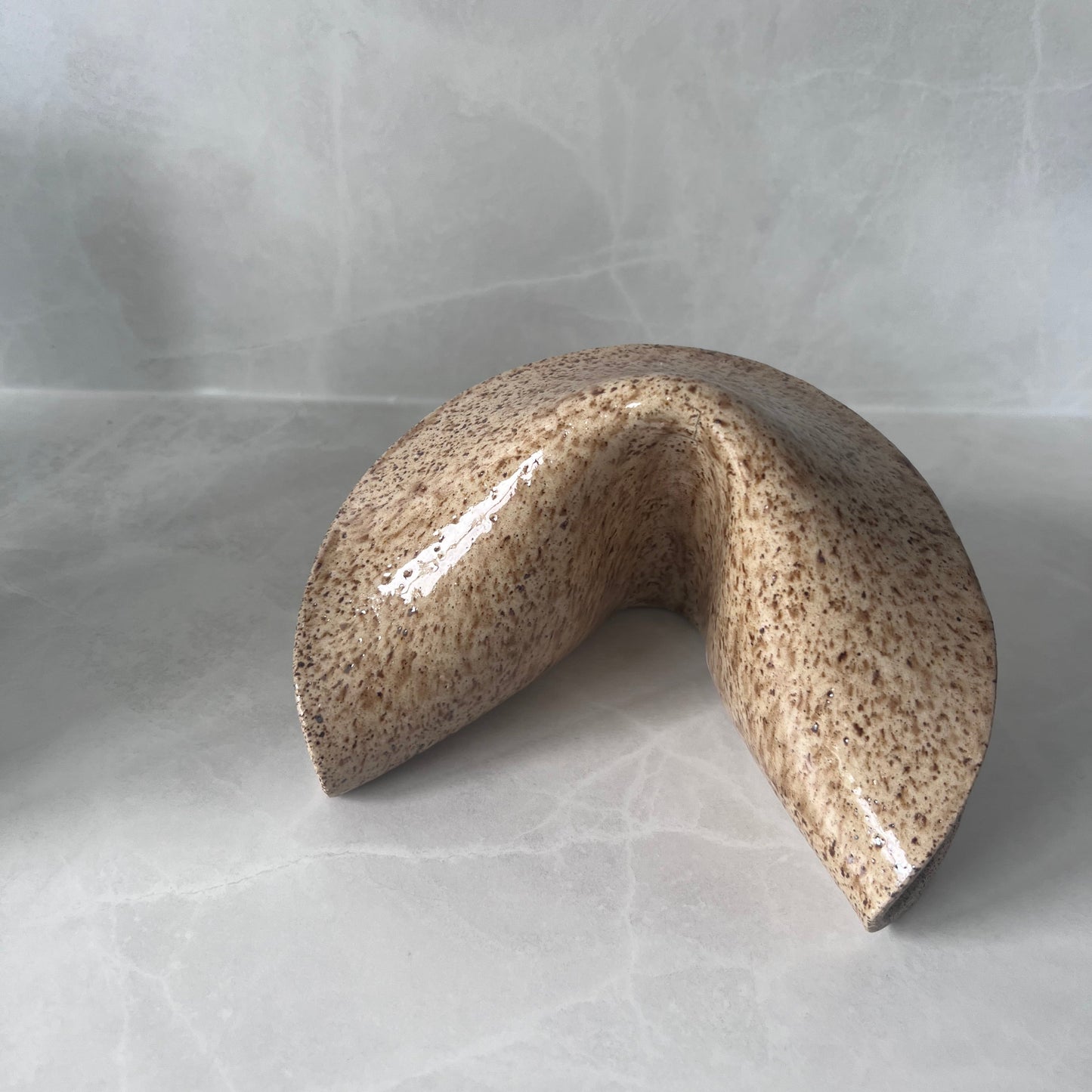 ceramic fortune cookie