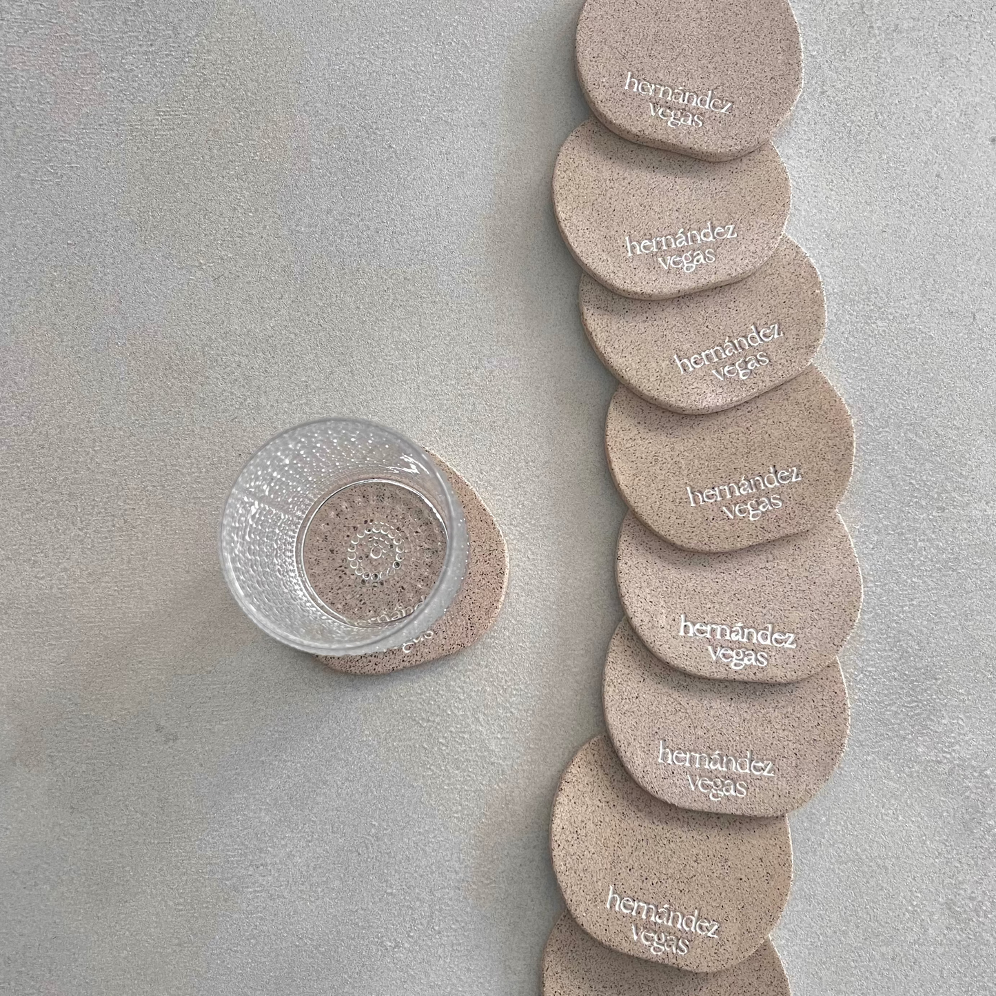 set of personalized coasters