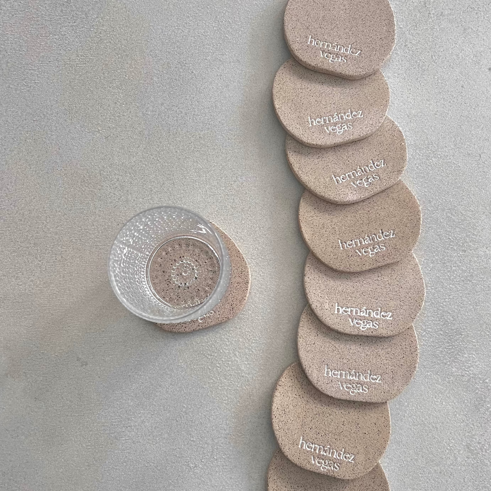 set of personalized coasters