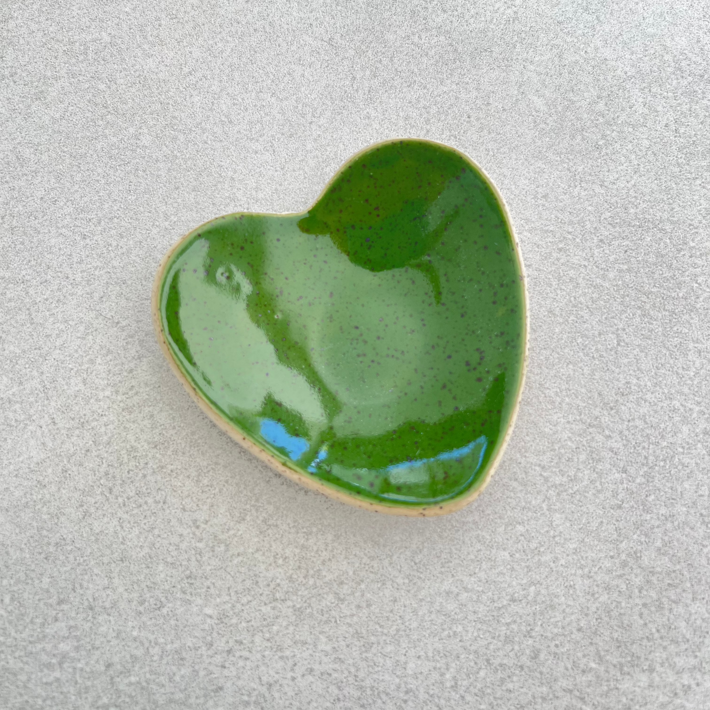 ceramic heart-shaped dish