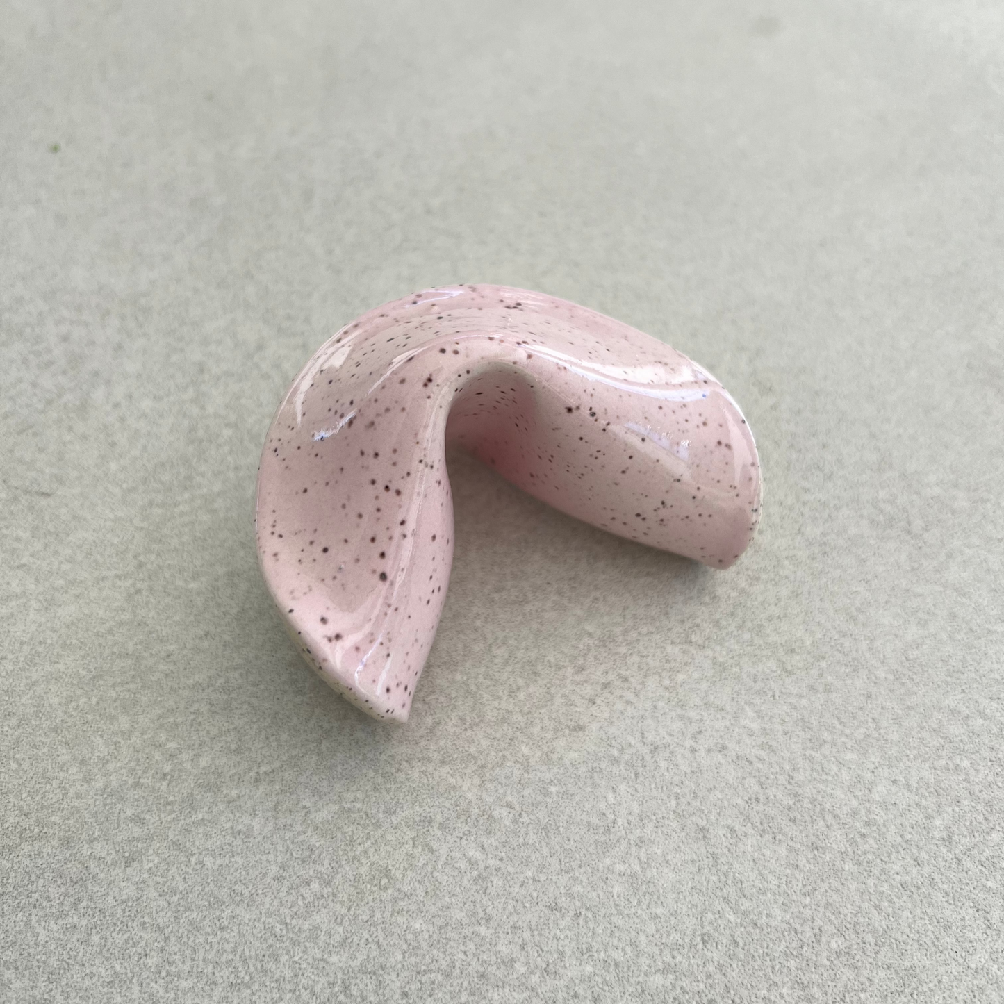 ceramic fortune cookie