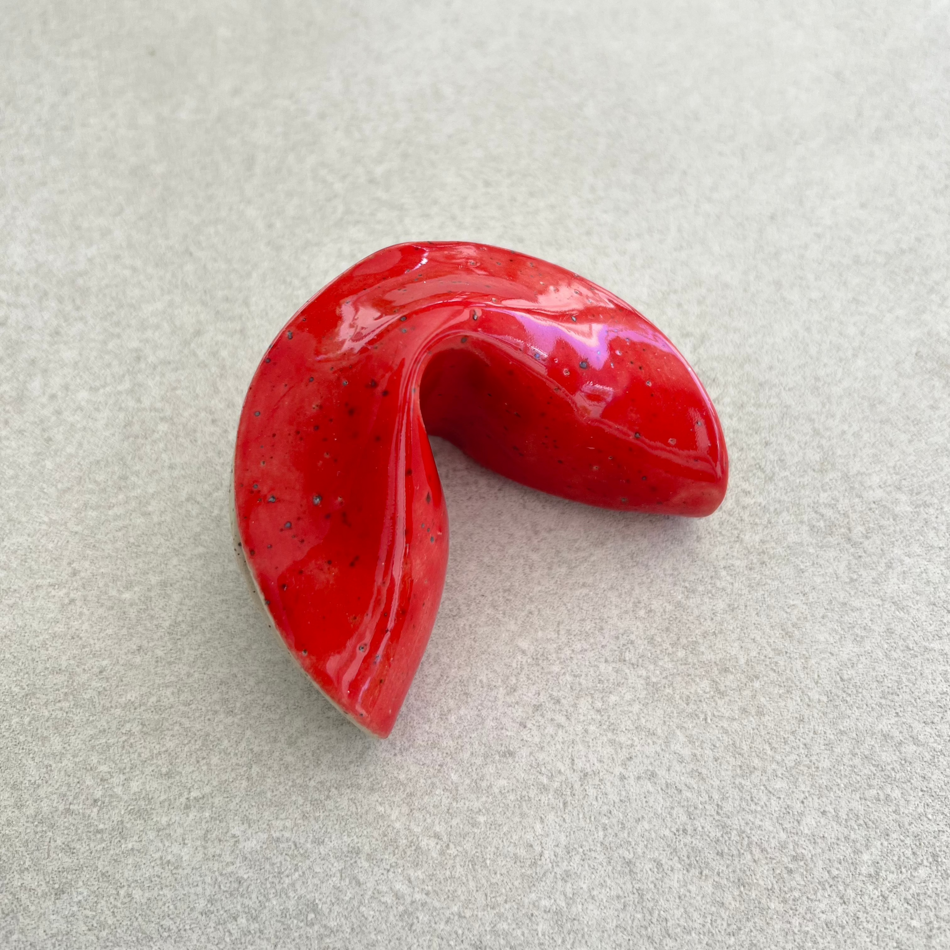ceramic fortune cookie