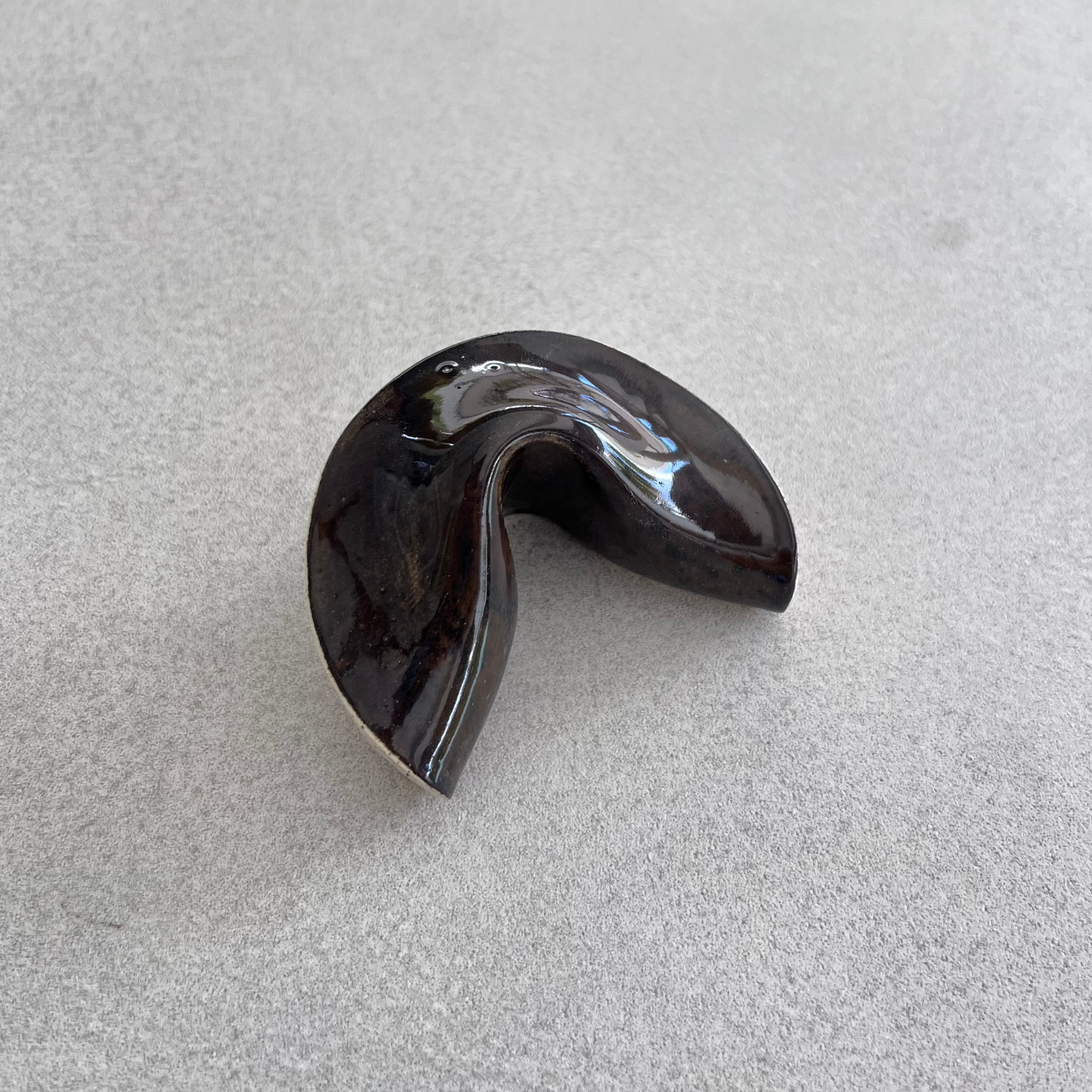 
ceramic fortune cookie
