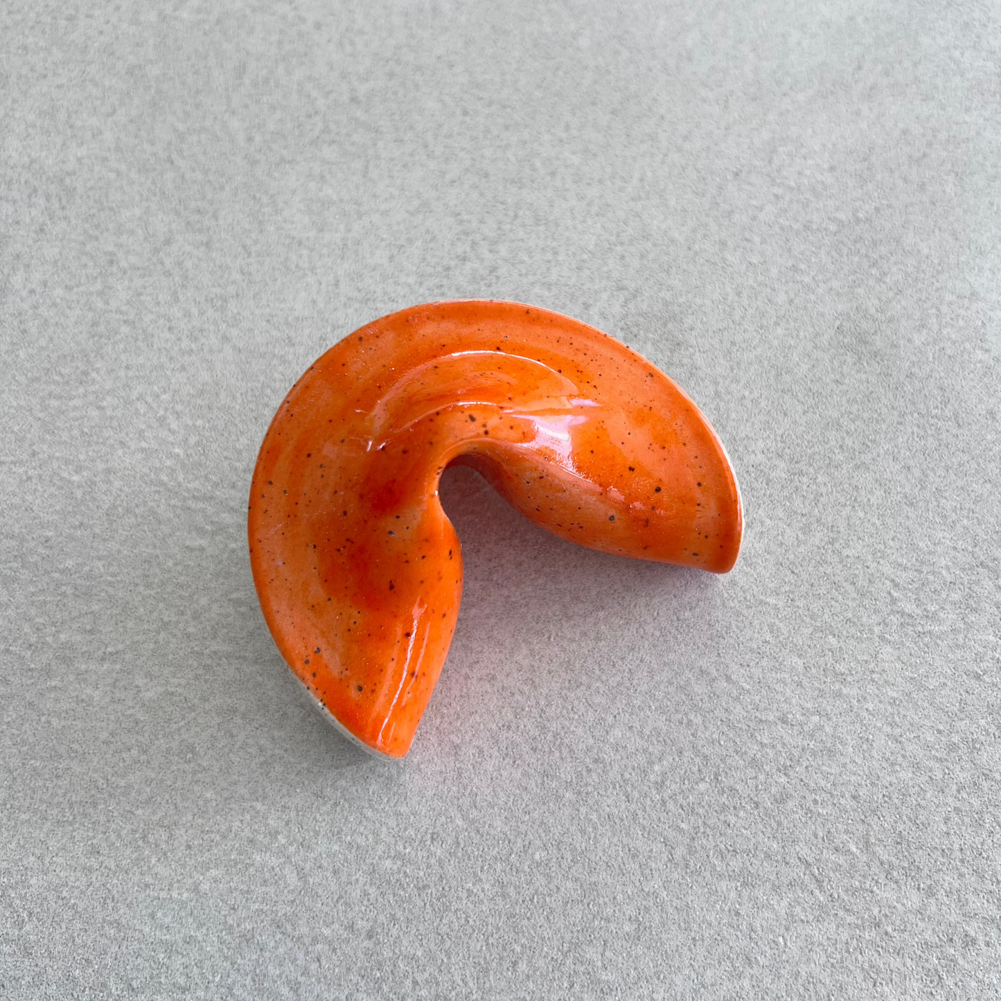 ceramic fortune cookie