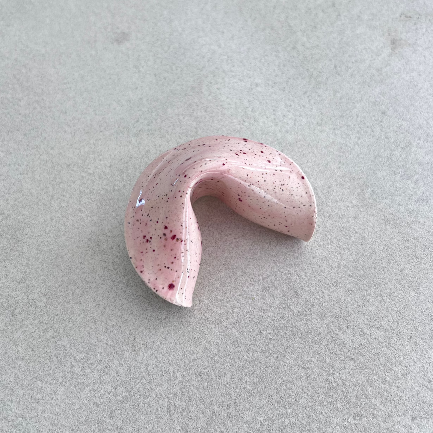 ceramic fortune cookie