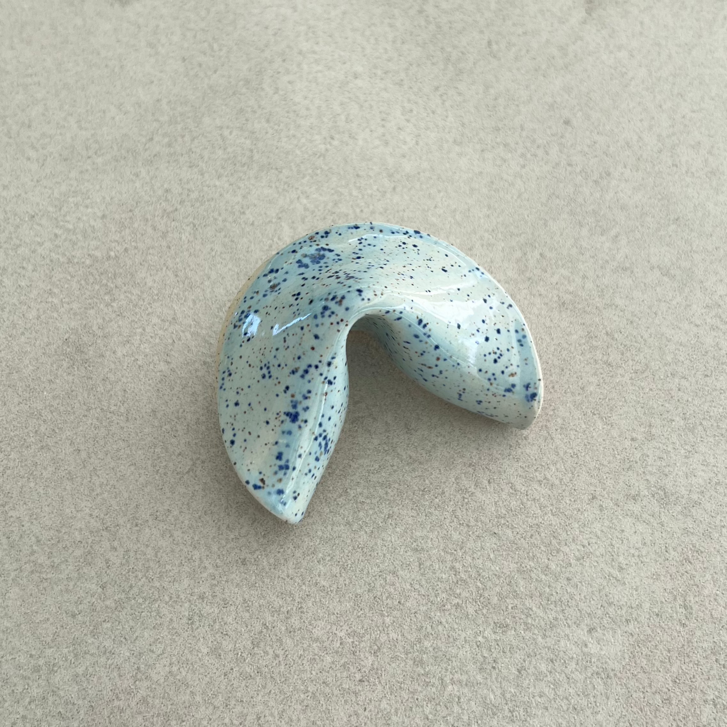 ceramic fortune cookie