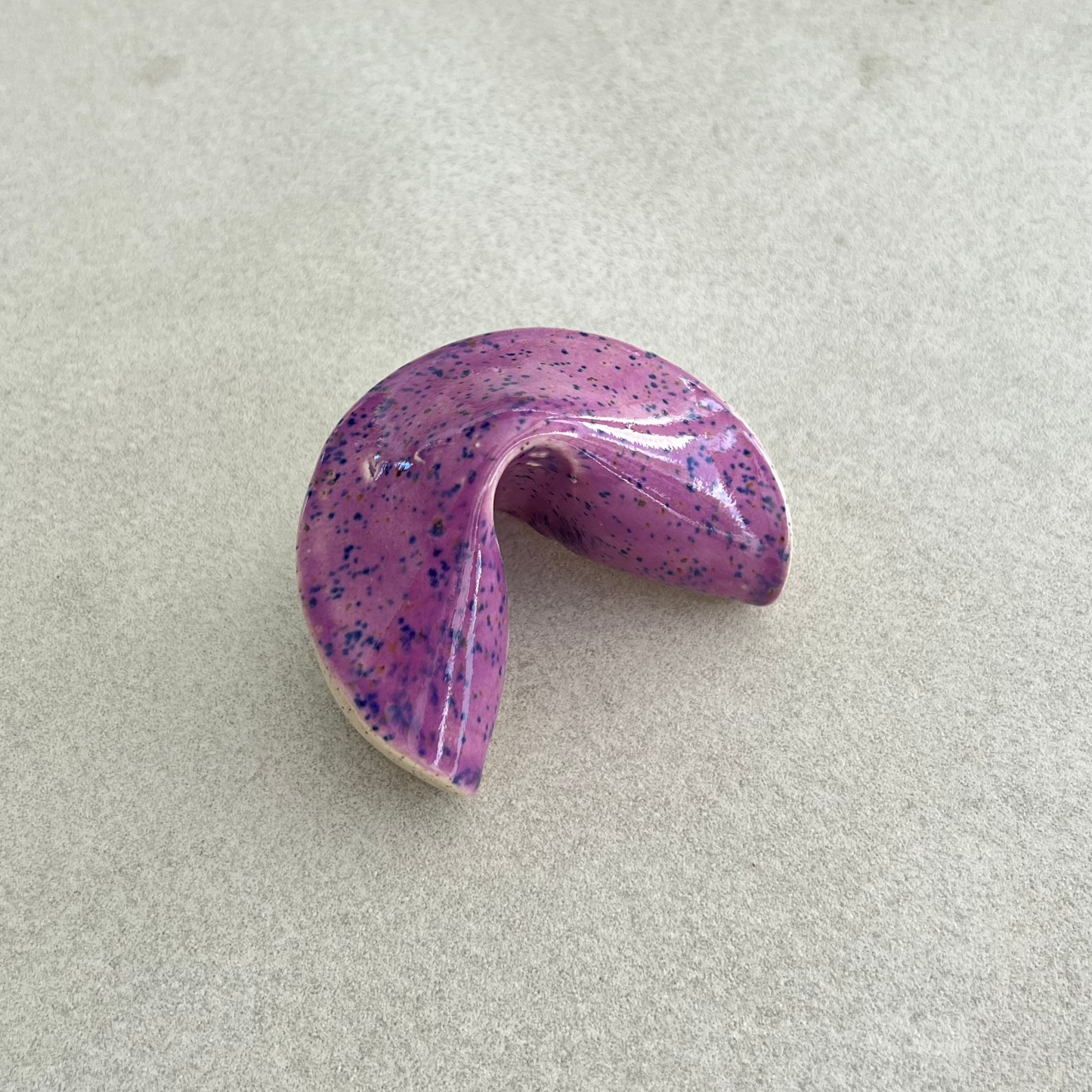 ceramic fortune cookie