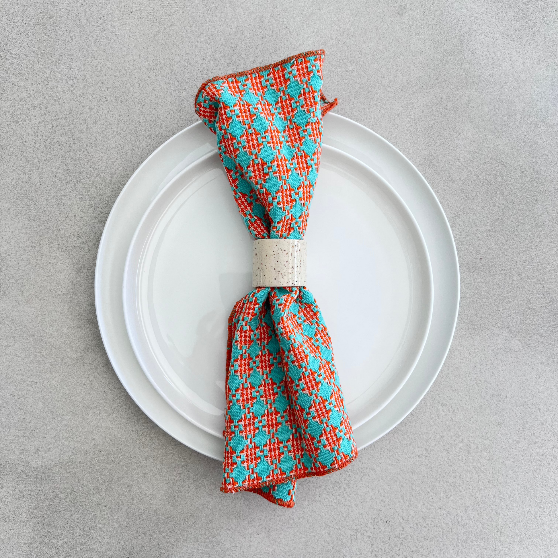 ceramic napkin ring