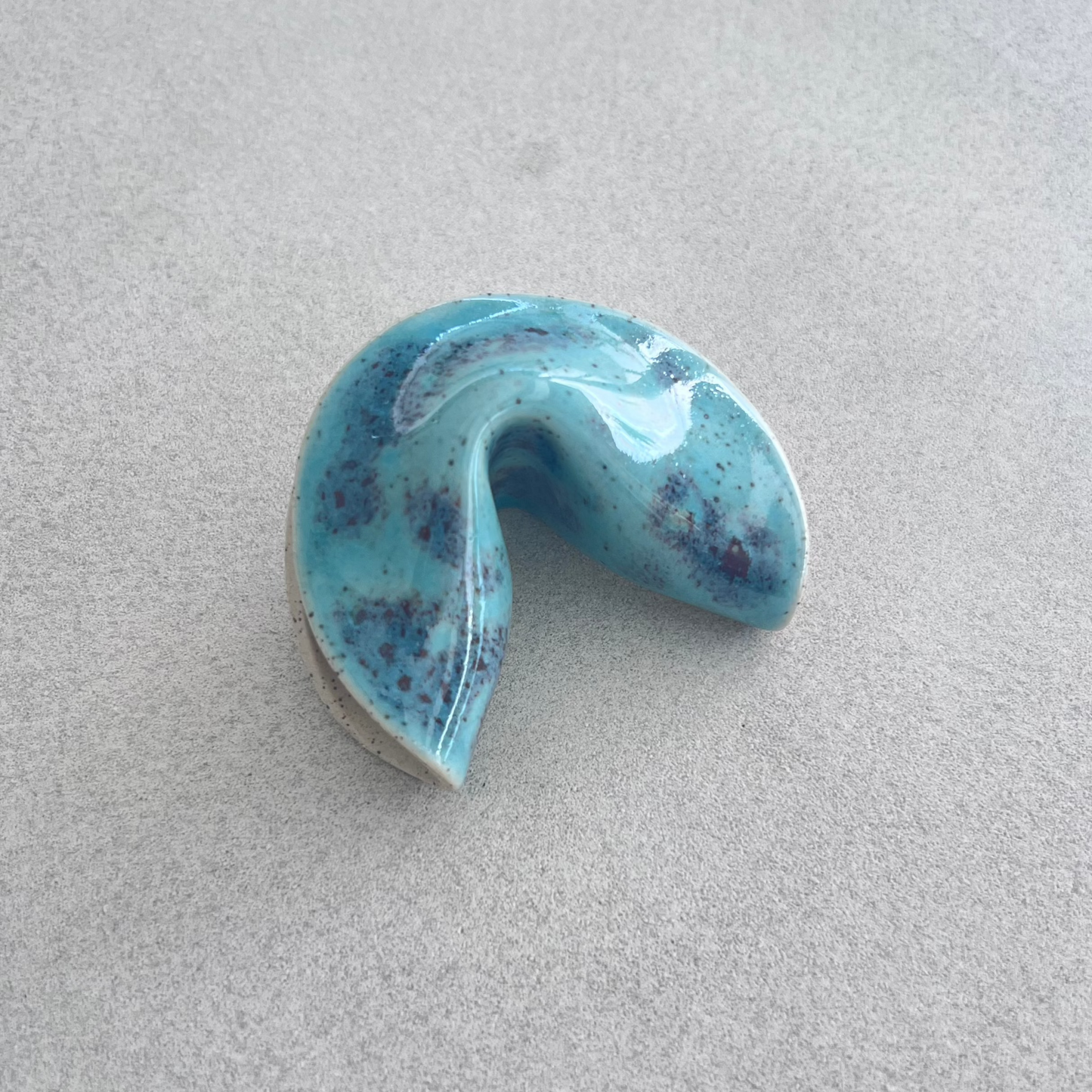 ceramic fortune cookie