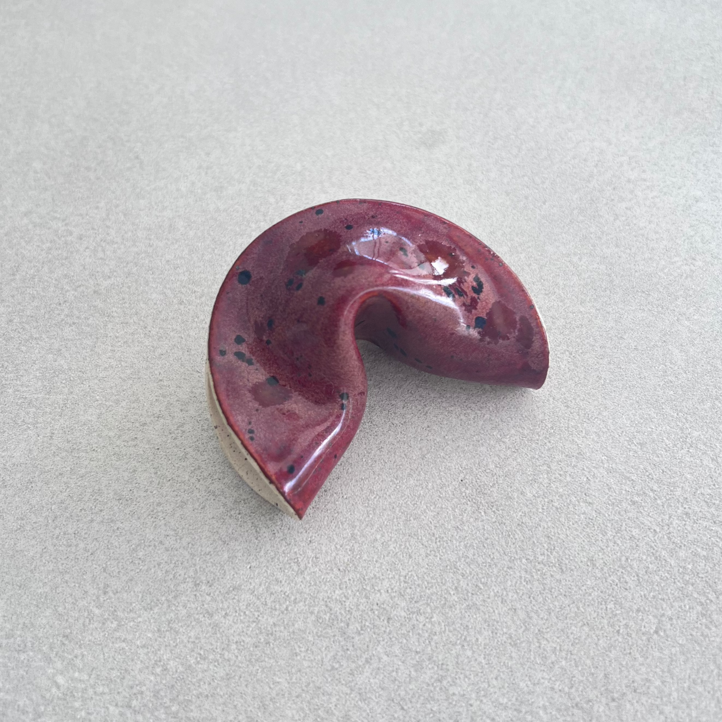 ceramic fortune cookie