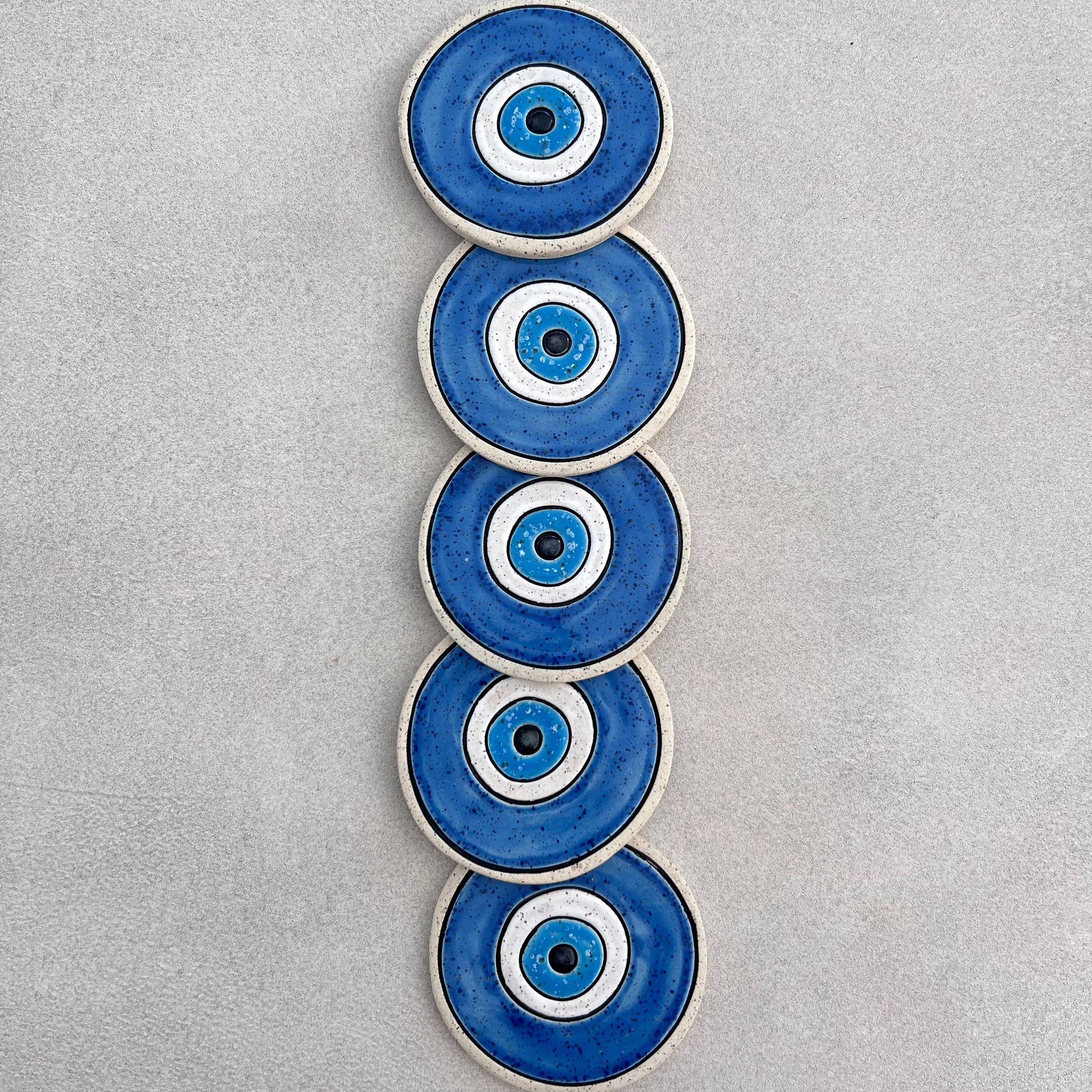 evil eye coasters ceramic