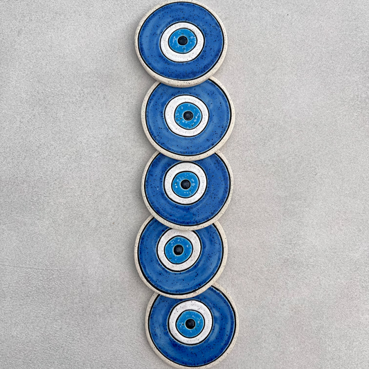 evil eye coasters ceramic